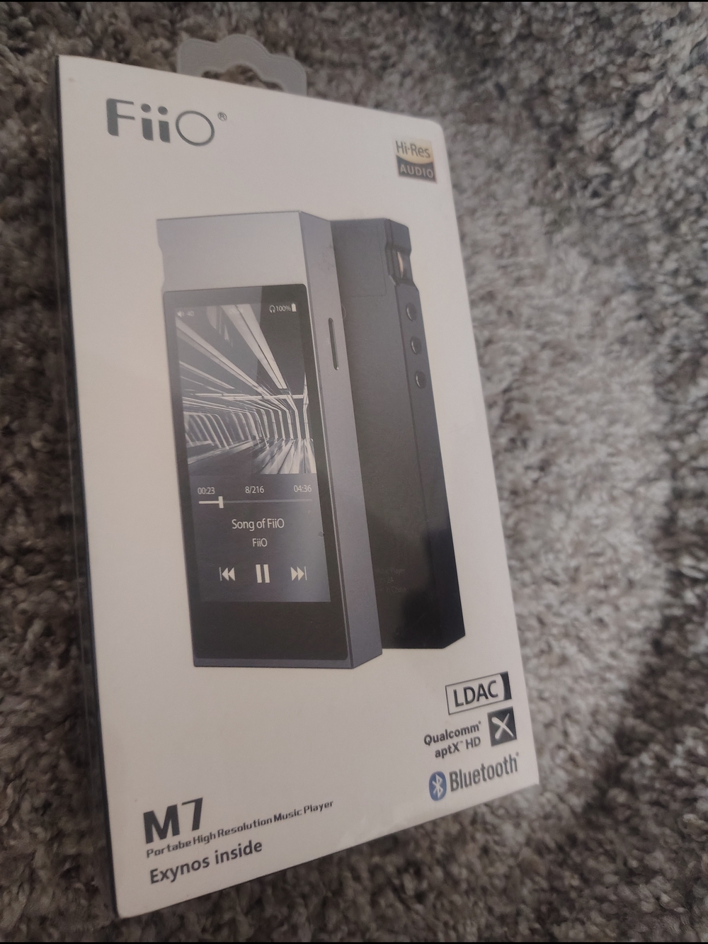 FiiO M7 High Resolution Lossless Music Player Bluetooth LDAC aptX HD New Sealed